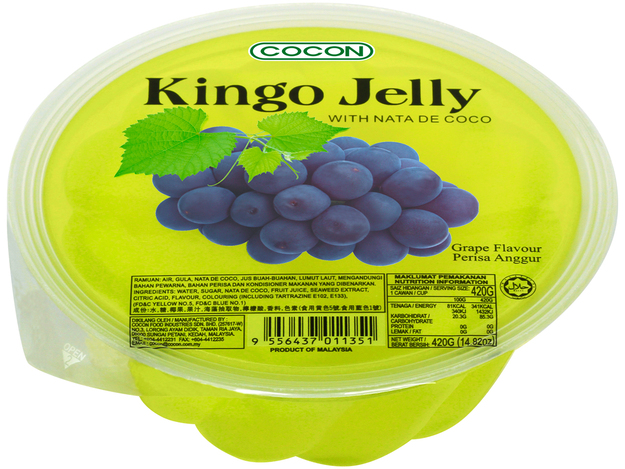Kingo Grape Jelly with Nata de Coco