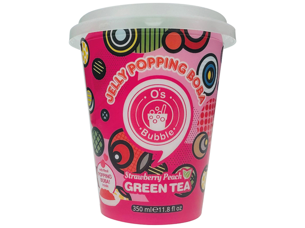 Boisson Boba Fraise & Pêche