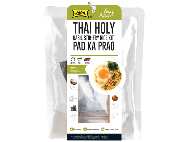 Préparation Pad Ka Prao Riz