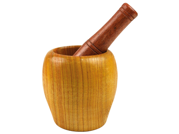 Mörser & Stößel aus Holz 7,5 cm
