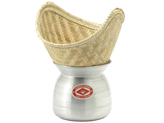 Marmite & Panier Bambou pour Riz Gluant