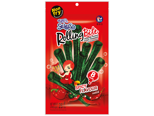 Chips d'Algues Roulées Épicés (sans MSG)