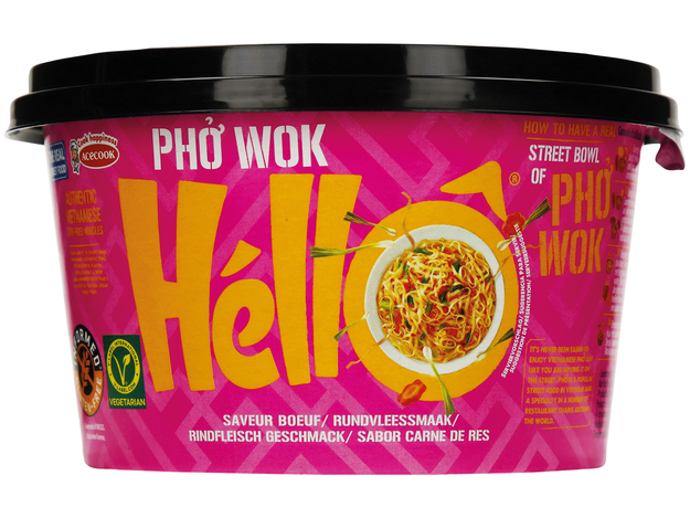 Instant Noodles Pho Wok Beef