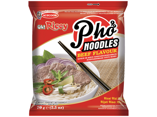 Instant noodles beef