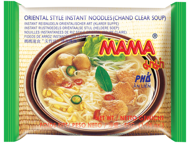 Instant Rijstnoedels Oriëntaalse Stijl