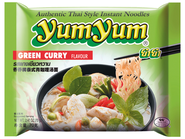 Instant Noodles Green Curry