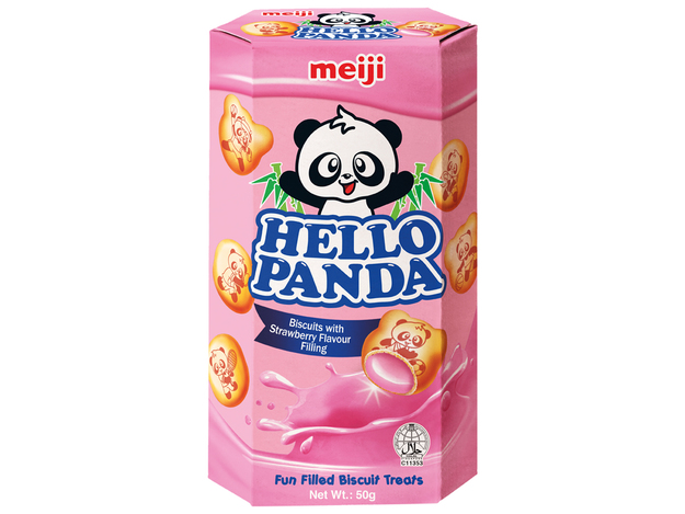 Hello Panda Koekjes Aardbei Vulling