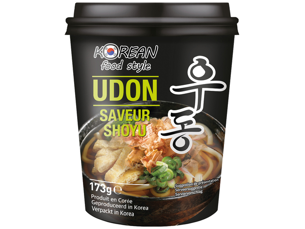 Korean Food Style Ramen Shoyu précuit à la coréenne (en tasse) 12 x 173 g