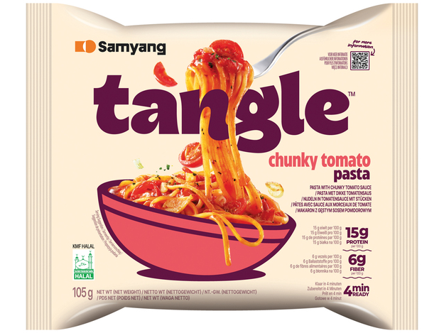 Tangle Pâtes avec Sauce Tomate