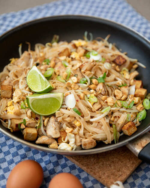 Pad thaï au poulet