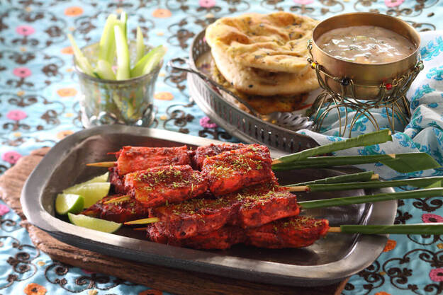 Tandoori Fish Skewers
