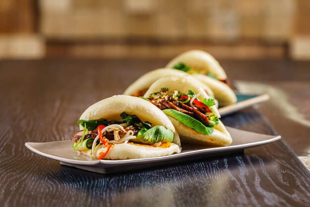 Gua Bao au canard rôti