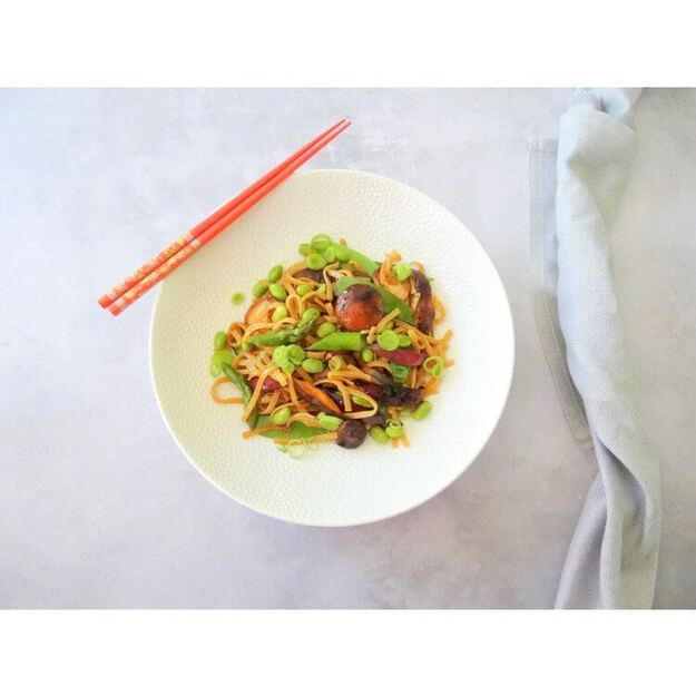 Vegetarische Lo Mein noedels