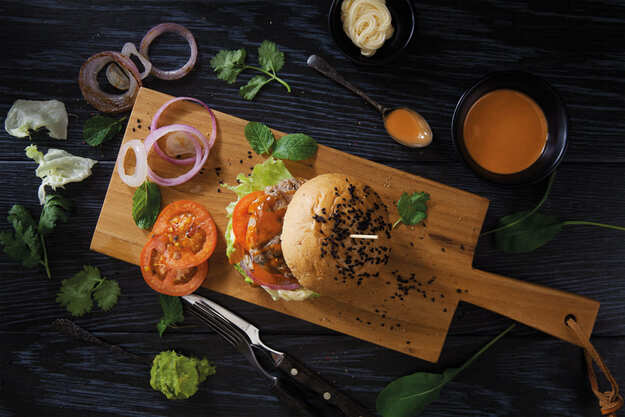 Hamburger à l'asiatique