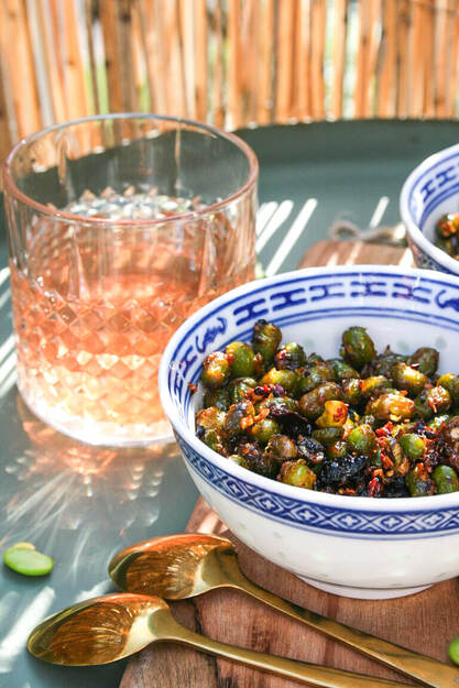 Edamame croustillant et épicé