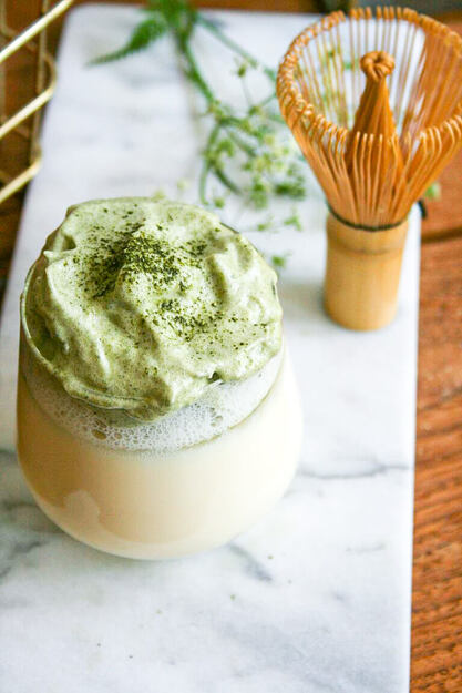 Dalgona Matcha