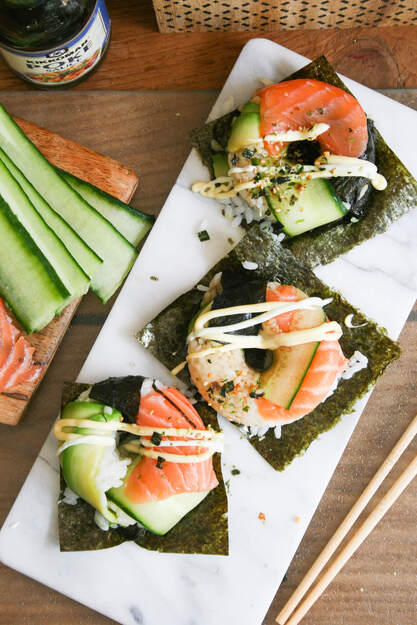 Beignets de sushis