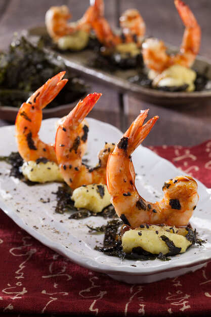 Gegrilde Yakitori gambas